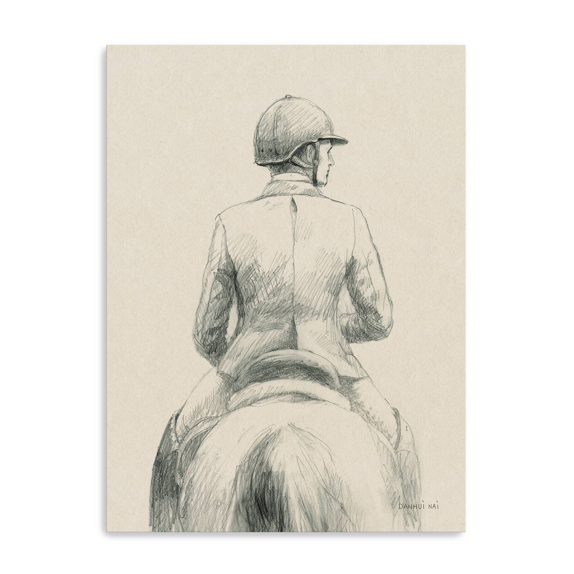 Lumaprints English Rider I Canvas Giclée Art